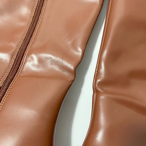 A New Day Eve Riding Block Heel Faux Leather Boots - Picture 11 of 16